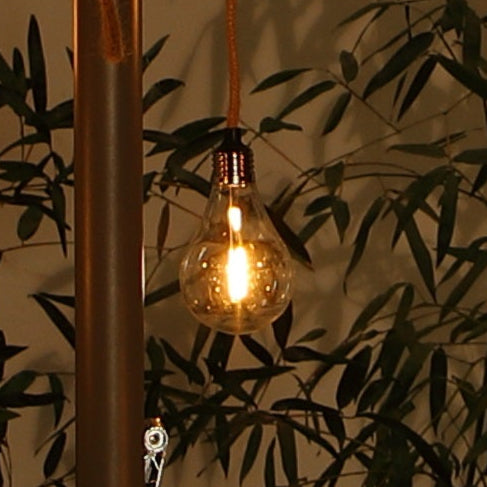 6 Battery Operated The Bulb Jute Spider Lights