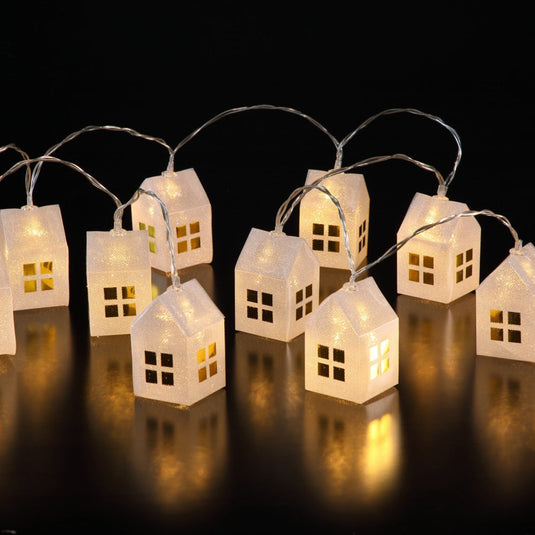 10 Sparkly House Garland