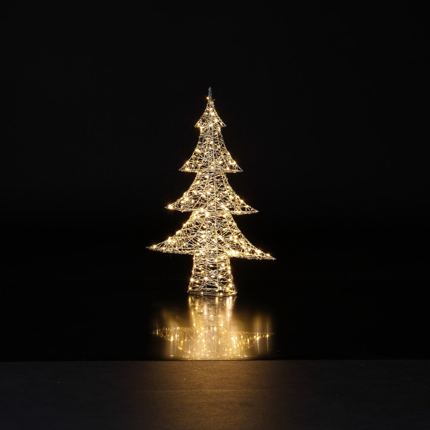 Twisted Silver Christmas Tree