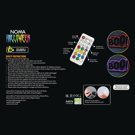 50cm Coralite Boo Sign