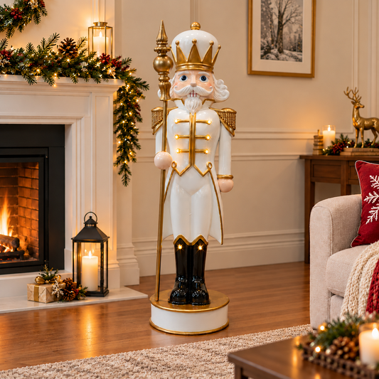 1.2M White Musical Nutcracker