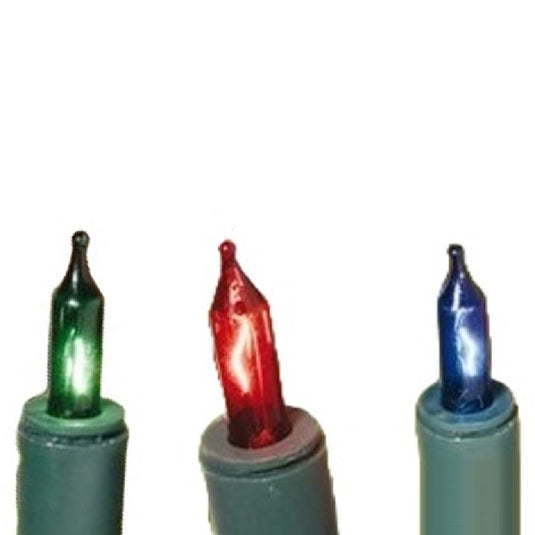 80 Multicolour NOMA Classic Mini String Lights with Green Cable