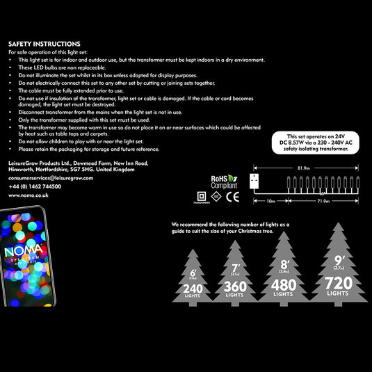 720 Spectrum App Controlled String Lights