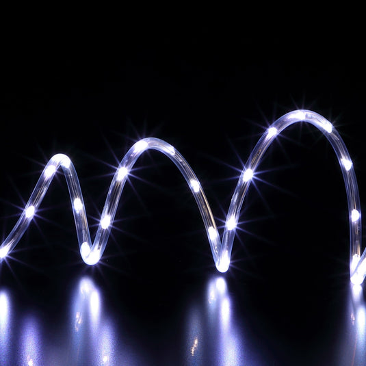 5m White Micro Snowing Rope Cable Light - 200 LEDs