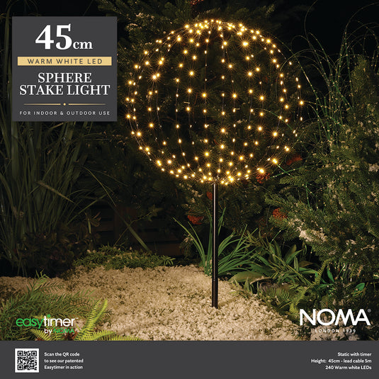 Globe Metal Stake Lights