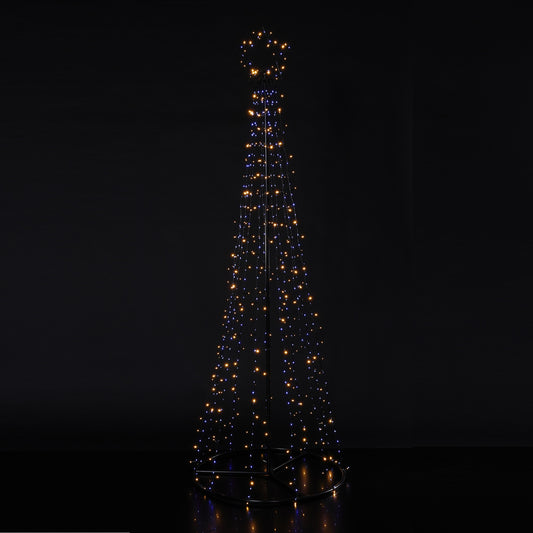 Paris By Night - Cone Tree With Star (2.1m)
