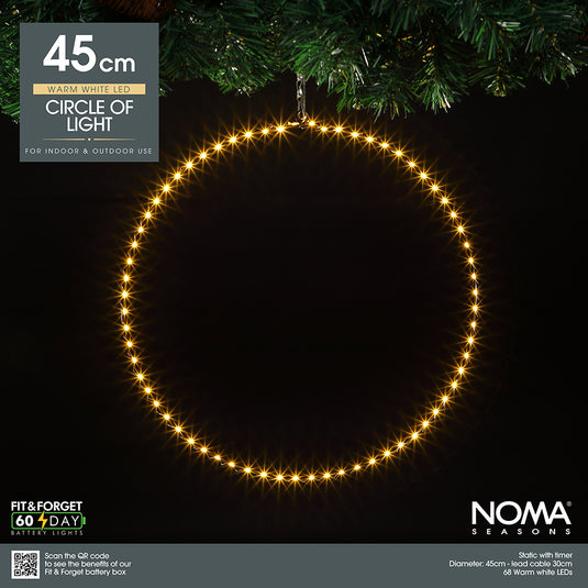 45cm Warm White Circle of Light