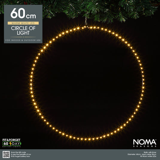 60cm Warm White Circle of Light