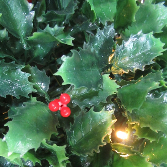 Warm White Holly and Berry Ball - 40 LEDs