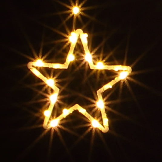 NOMA Warm White Star Wire Curtain Light - 308 LEDs