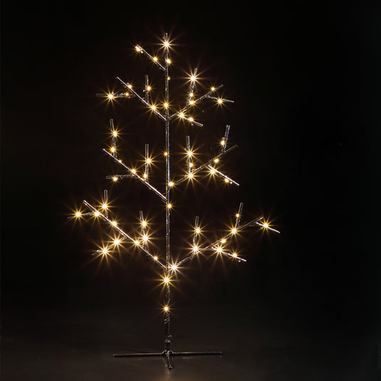 Set of 3 Black Metal Stick Winter Tree Path Finders