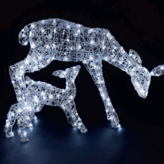 Spun Acrylic Woburn Deer & Fawn