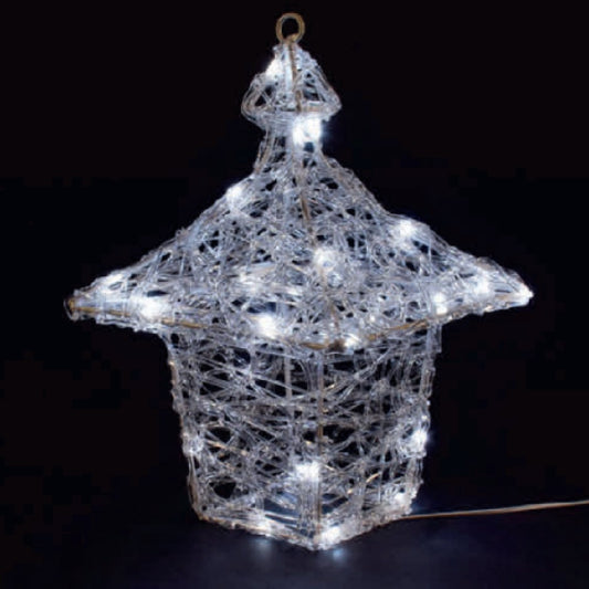 Spun Acrylic Dickensian Hanging Lantern