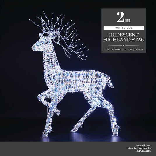 2M Iridescent Highland Stag