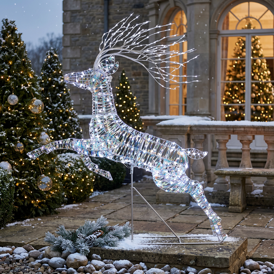 1.5M Iridescent Richmond Leaping Stag