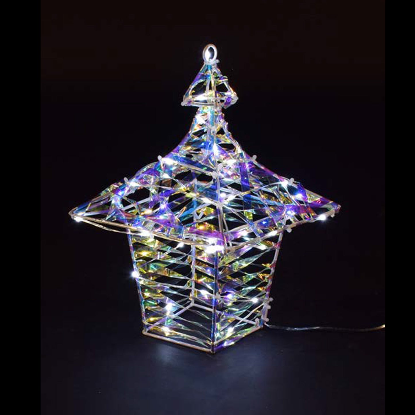 Iridescent Dickensian Lantern