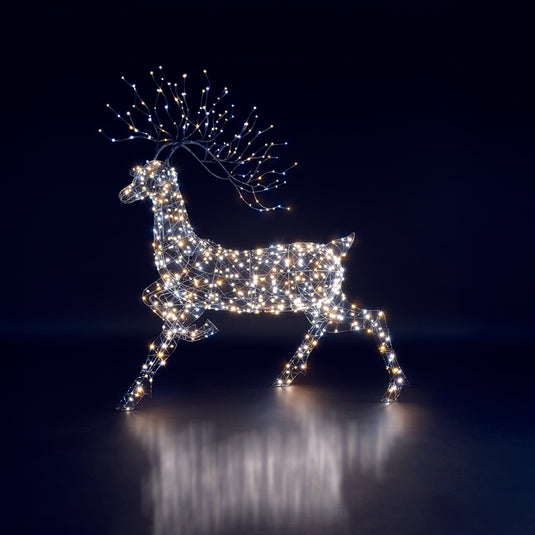 1.4 Grey Flexi Woburn Stag With Branch Antlers