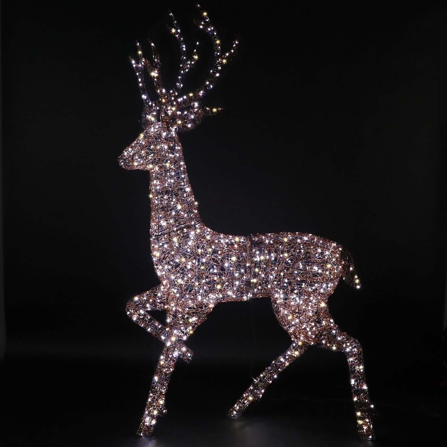 Copper Acrylic Duo Bulb Highland Stag
