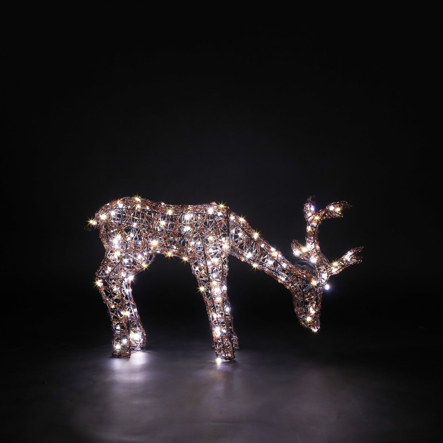 Copper Acrylic Duo Bulb Tatton Grazing Deer