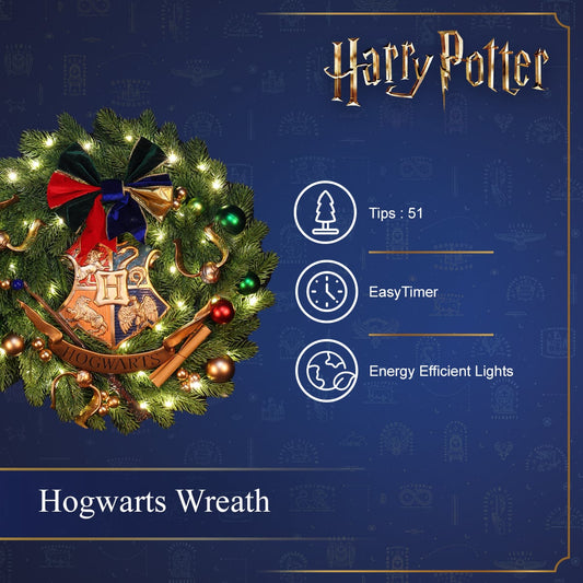 Harry Potter - 45cm Hogwarts Christmas Wreath