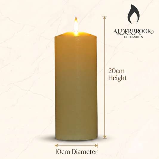 20CM Large Ivory Candle