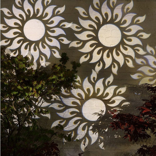 Warm White Sun Projector String Lights