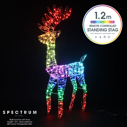 1.2M Spectrum Flexi Wire Standing Deer