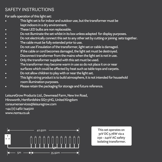 480 Multicolour Multifunction String Lights with Green Cable