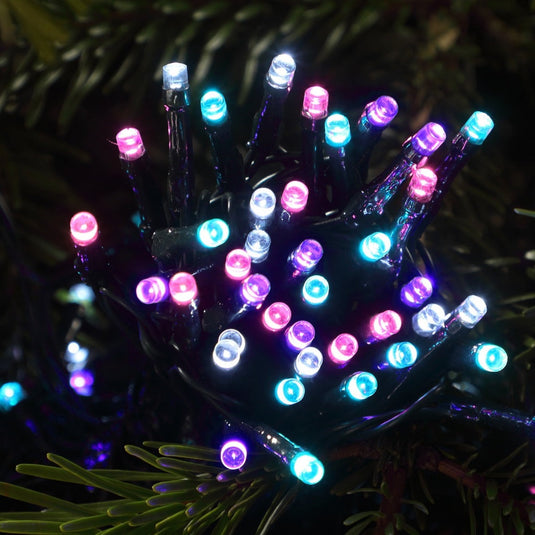 360 Pastel Multifunction String Lights with Green Cable