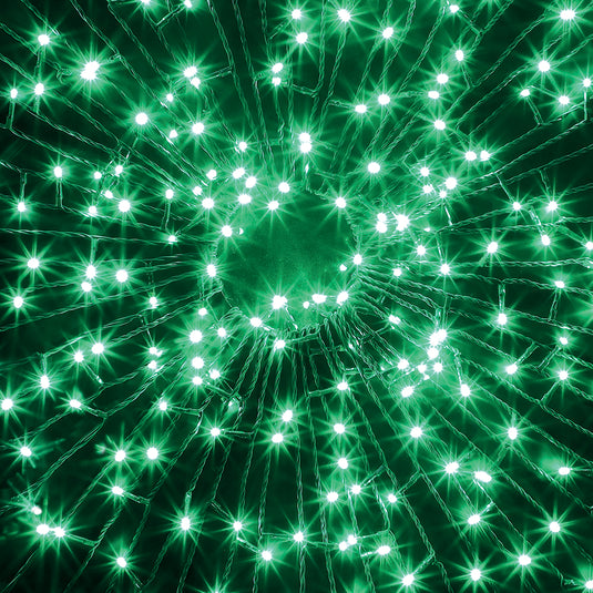 360 Green Multifunction String Lights With Green Cable