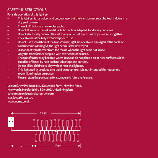 2000 White Multifunction Cluster Lights With Green Cable