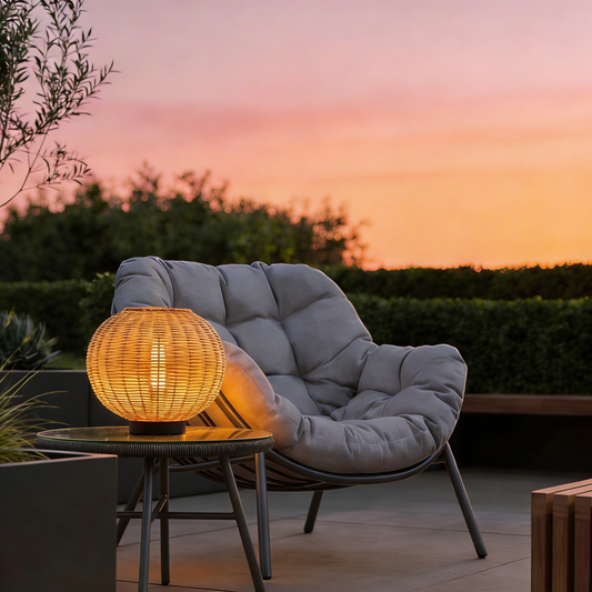 Orta Sesame Rattan Table Lamp