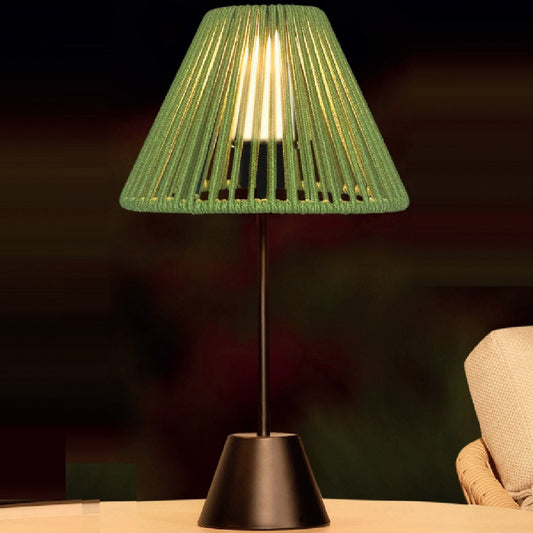 Elba Sage Rope Table Lamp