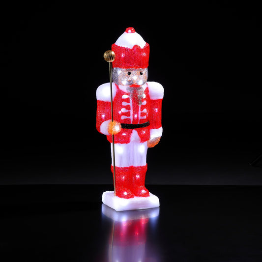 60cm Acrylic Nutcracker With Baton