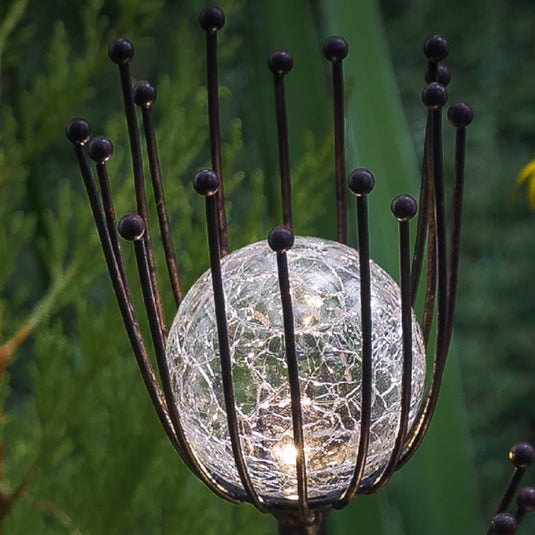 Triple Thistle Flower Stake Light