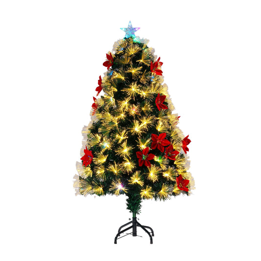 1.8M Chatsworth Tree With Poinsettia