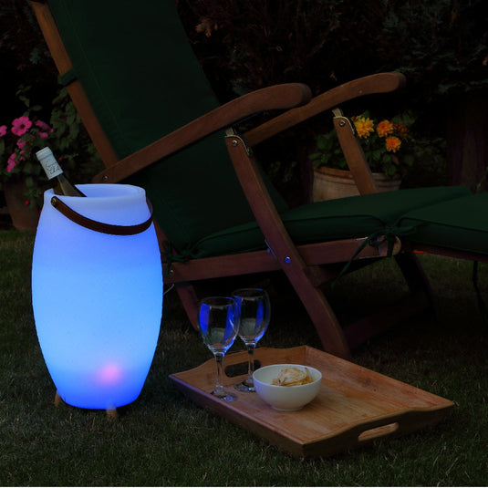 PE Colour Changing Wine Cooler with Bluetooth Speaker and Remote Control