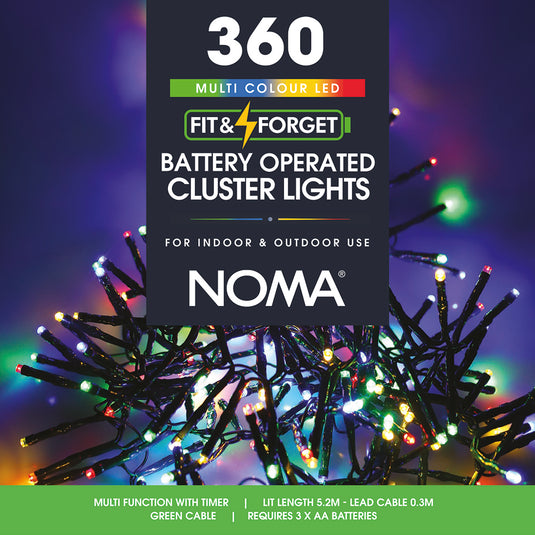 360 Fit & Forget Multicolour Multifunction Cluster Lights