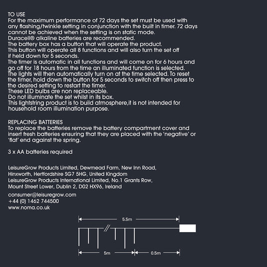 200 Fit & Forget White Multifunction Led Icicle Lights