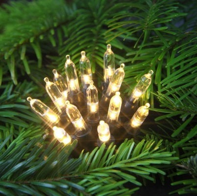 160 White NOMA Classic String Lights with Green Cable