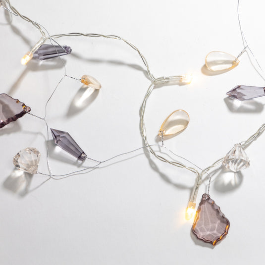 2m Warm White Jewel Garland - 20 LEDs