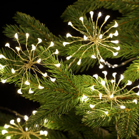 20 Mini Warm White Firework String Lights - 400 LEDs