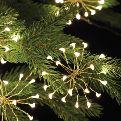 20 Mini Warm White Firework String Lights - 400 LEDs