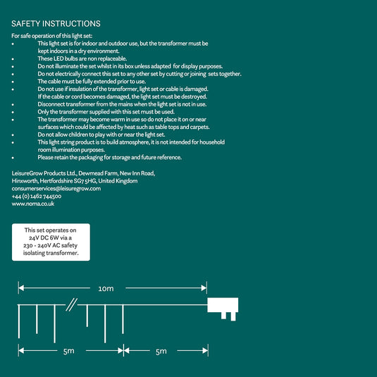 240 White/Ice Blue Snowing Icicles With White Cable