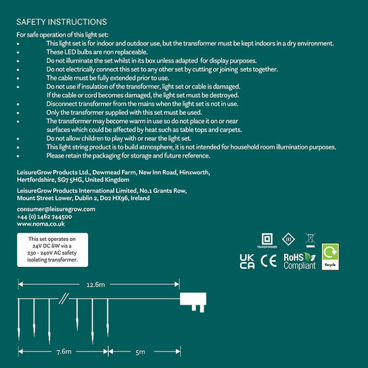 360 Warm White Multifunction Jack Frost Icicles with Clear Cable