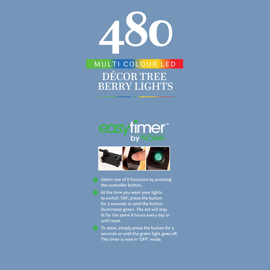 480 Multicolour Décor Berry Light