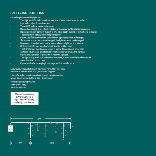 20M White Snowing Icicles With White Cable - 960 LEDS