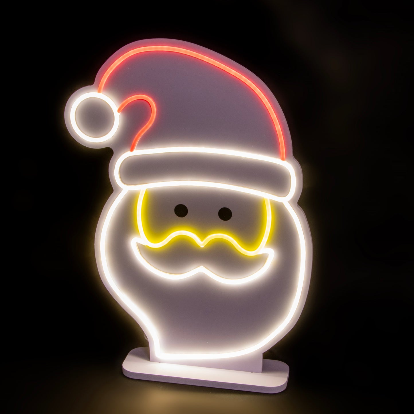 60CM Neon Santa Head
