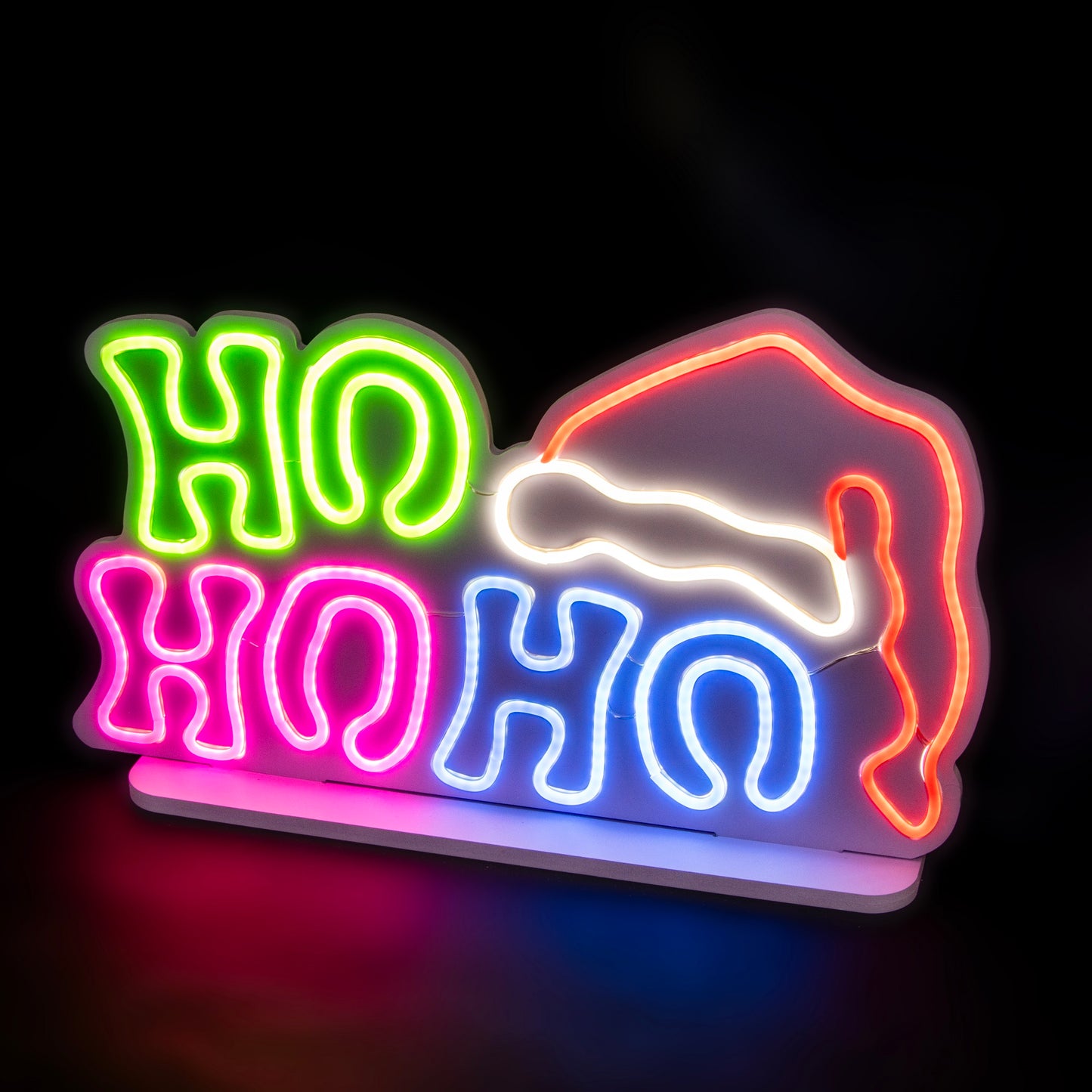 60CM Neon HO HO HO Sign