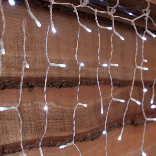 White Icicle Lights